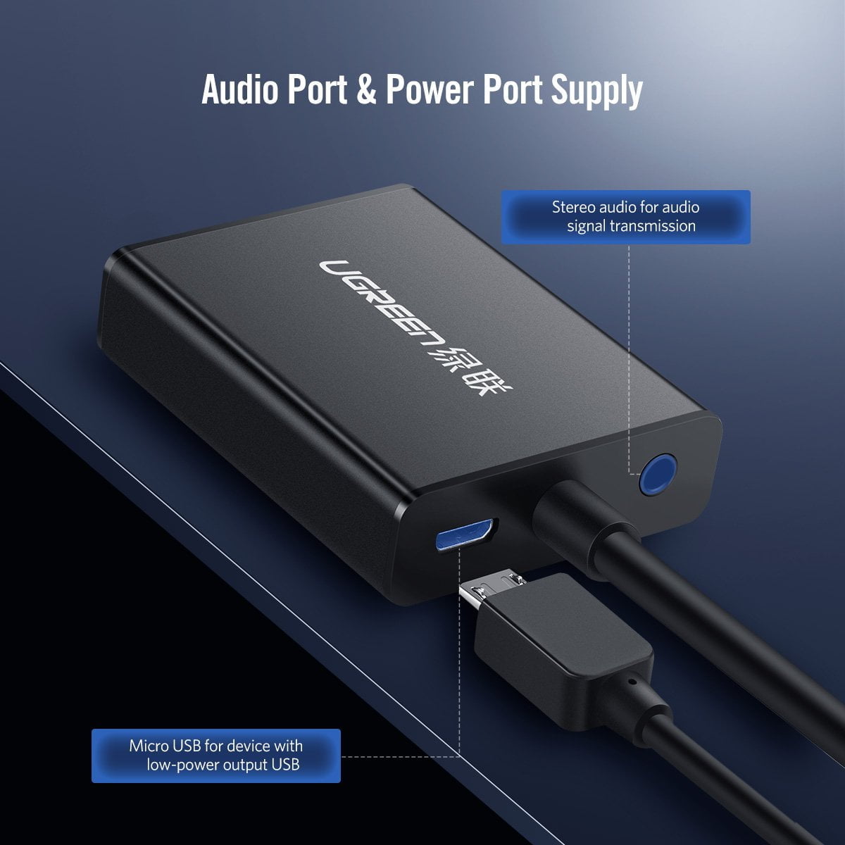 Cáp chuyển HDMI to VGA Ugreen 40233