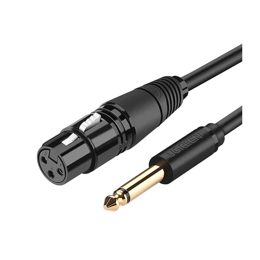 Dây cáp chuyển 6.5mm to Canon Ugreen 20720