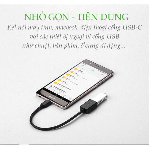 Cáp OTG USB Type C sang USB 3.0 Ugreen 30702