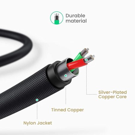 Cáp chuyển Lighting sang RCA dài 2m Ugreen 40904