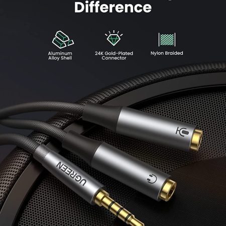 Dây cáp âm thanh chia micro và audio Ugreen 50254