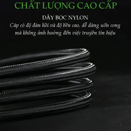 Cáp âm thanh giắc hình bắp chuối dài 1m Ugreen 50536