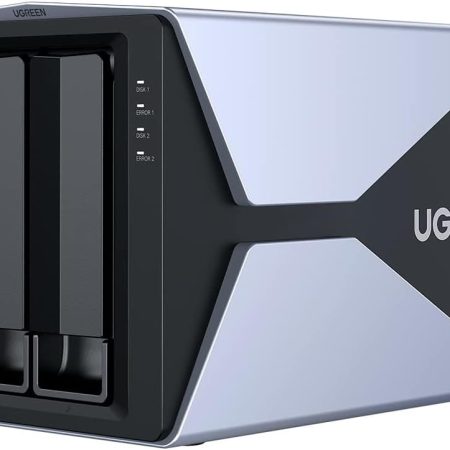 Box 2-Bay 3.5” Raid Hard Drive Enclosure Ugreen 60641