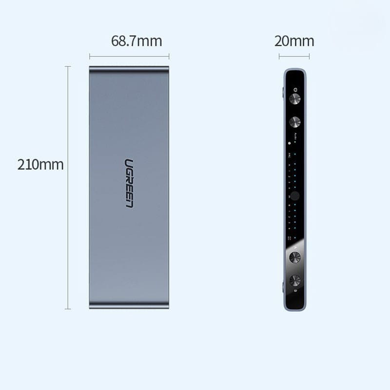 Bộ gộp HDMI chuẩn 2.0 matrix 4 ra 2 Ugreen 70435