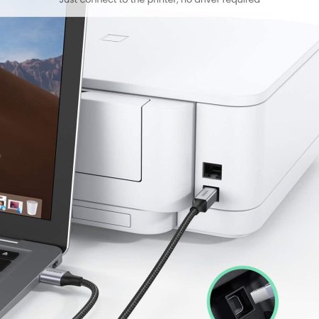 Cáp máy in USB 2.0 dài 2M cao cấp Ugreen 80803