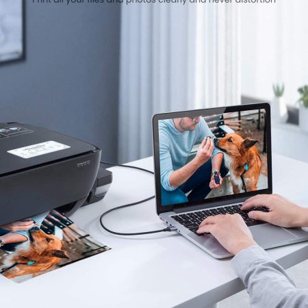 Cáp máy in USB 2.0 dài 2M cao cấp Ugreen 80803