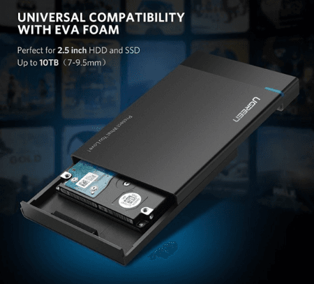 Hộp đựng ổ cứng 2.5 inch Ugreen 30848 cổng USB 3.0