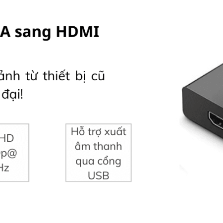 Cáp chuyển VGA to HDMI Ugreen 40213