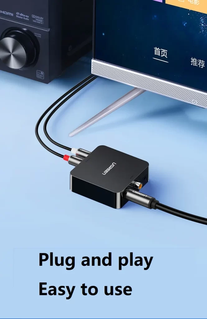 Bộ chuyển đổi Optical Coaxial to RCA Ugreen 30523