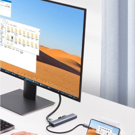 Bộ chuyển Type c to HDMI +  USB 3.0 + Lan Gigabit Ugreen 20934