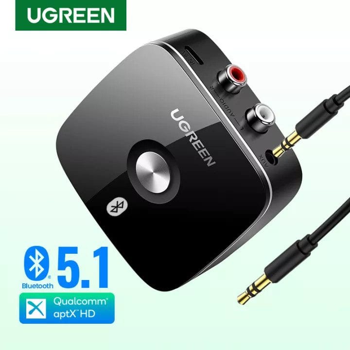 Bộ thu tín hiệu Bluetooth 5.1 Ugreen 40759 (hỗ trợ 3.5mm, RCA)