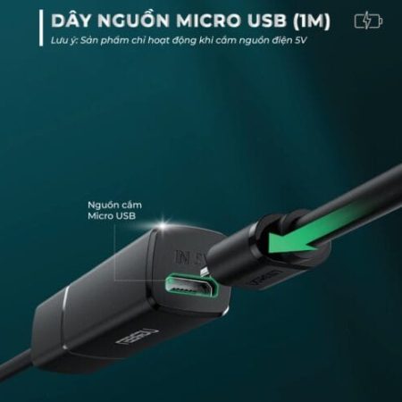 Bộ phát bluetooth 5.0 hỗ trợ APTX chuẩn Quang (Optical ) Ugreen 50213