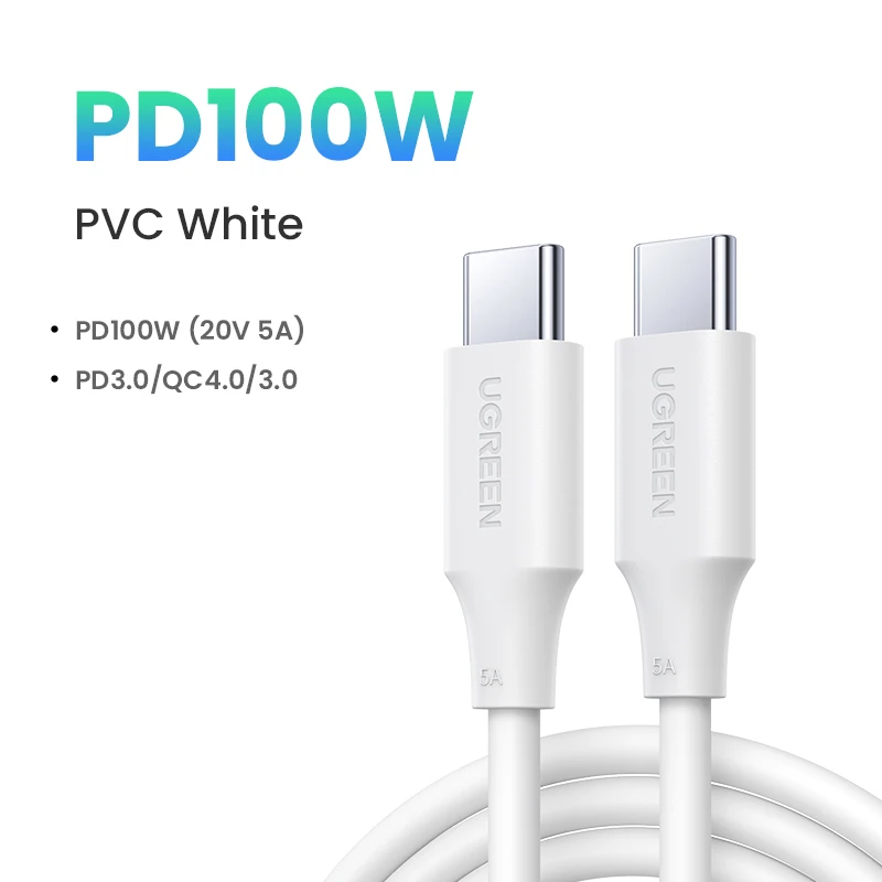 Dây sạc USB Type-C Ugreen US300 100W
