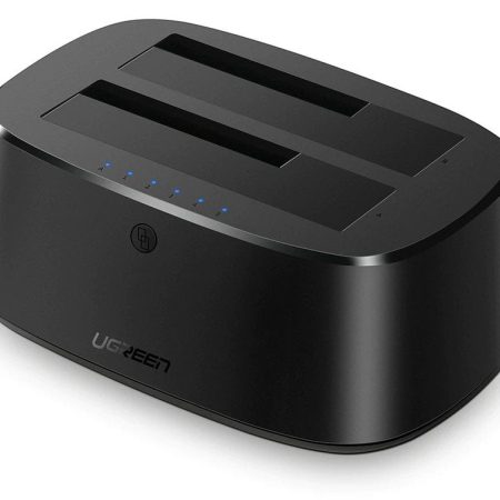 Hộp đựng ổ cứng Docking 2.5/3.5inch Sata/USB 3.0 hỗ trợ 12TB Ugreen 50857