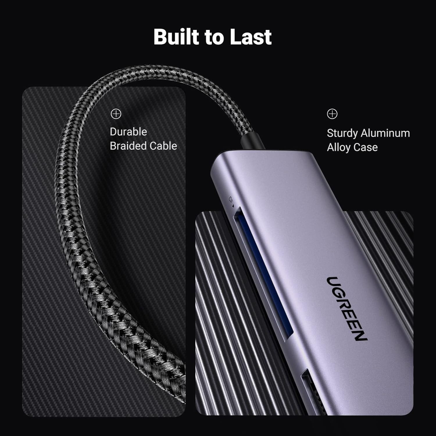Đầu đọc thẻ USB - C hỗ trợ SD/TF/CF 3.0/MS Ugreen 15307 CM627
