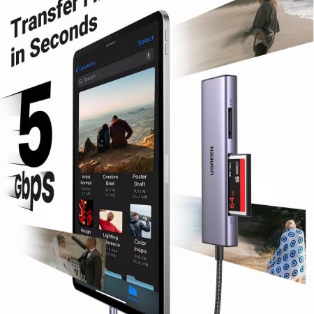 Đầu đọc thẻ USB - C hỗ trợ SD/TF/CF 3.0/MS Ugreen 15307 CM627