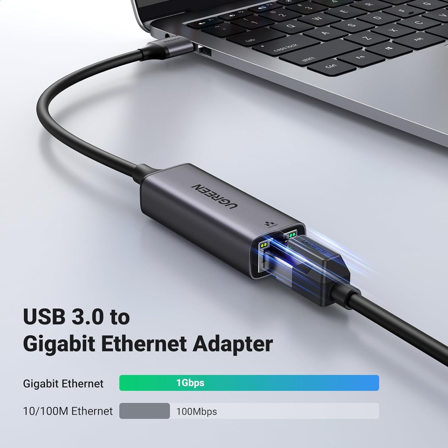 Dây cáp USB 3.0 sang Lan RJ45 Ugreen 15736