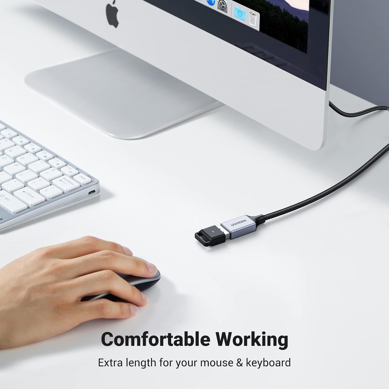 Cáp nối dài USB 3.0 dài 1M Ugreen 10495
