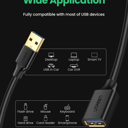 Cáp nối dài USB 3.0 1.5M Ugreen 30126