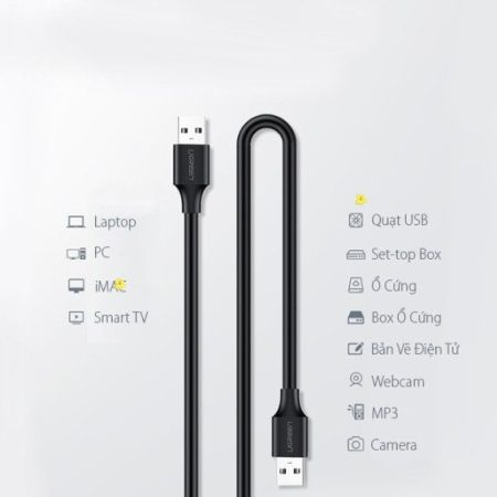 Cáp USB 2.0 1m Ugreen 10309
