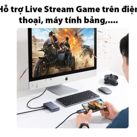 Thiết bị ghi hình Livestream Capture HDMI 4K@60Hz Ugreen 10937