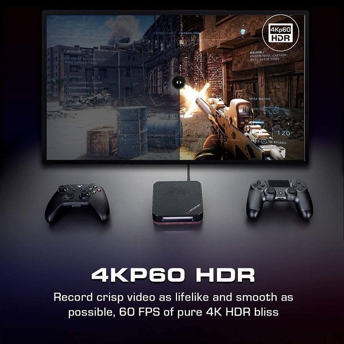 Thiết bị ghi hình Live Gamer BOLT Avermedia GC555 hỗ trợ 4K HDR