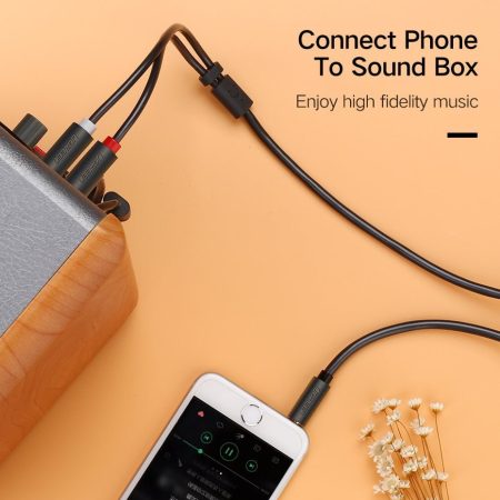 Cáp âm thanh 1 ra 2 RCA 10M Ugreen 10514