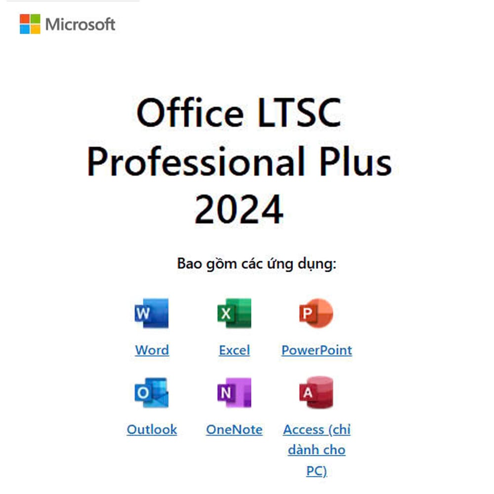 Phần mềm Office LTSC Professional Plus 2024