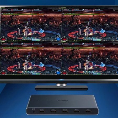 Bộ chia HDMI 4 tín hiệu trên 1 màn hình Ugreen 50745