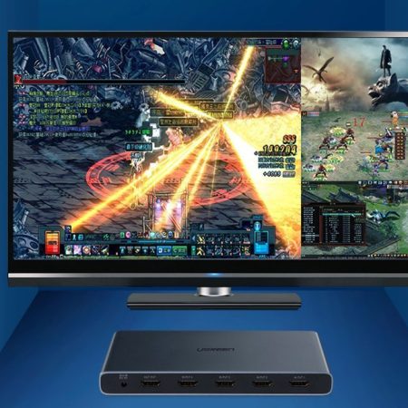 Bộ chia HDMI 4 tín hiệu trên 1 màn hình full HD, Ugreen 50745