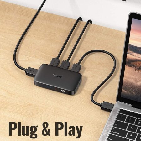 Bộ gộp HDMI 3 vào 1 Ugreen 80125