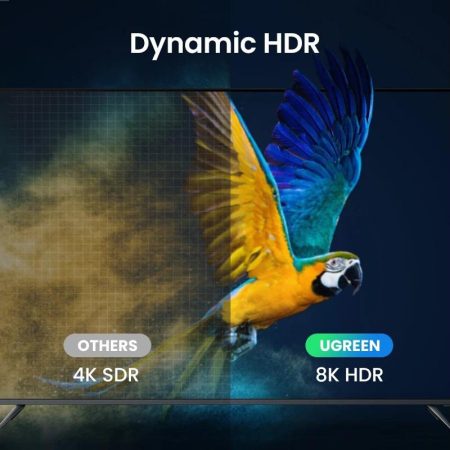 Cáp HDMI 2.1 sợi quang dài 40m hỗ trợ 8K/60Hz 4K/120Hz Ugreen 50400