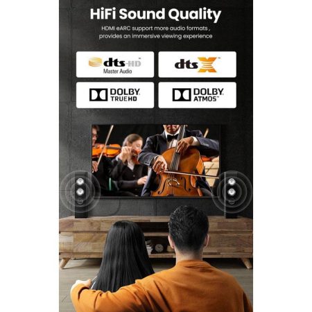 Cáp HDMI 2.1 sợi quang dài 40m hỗ trợ 8K/60Hz 4K/120Hz Ugreen 50400