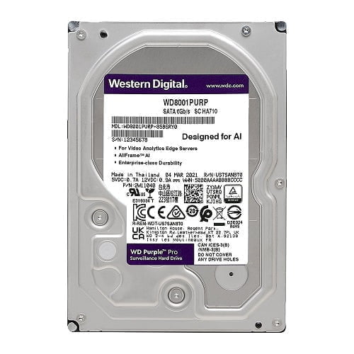 Ổ cứng Western Digital HDD Purple 1TB-14TB 3.5"