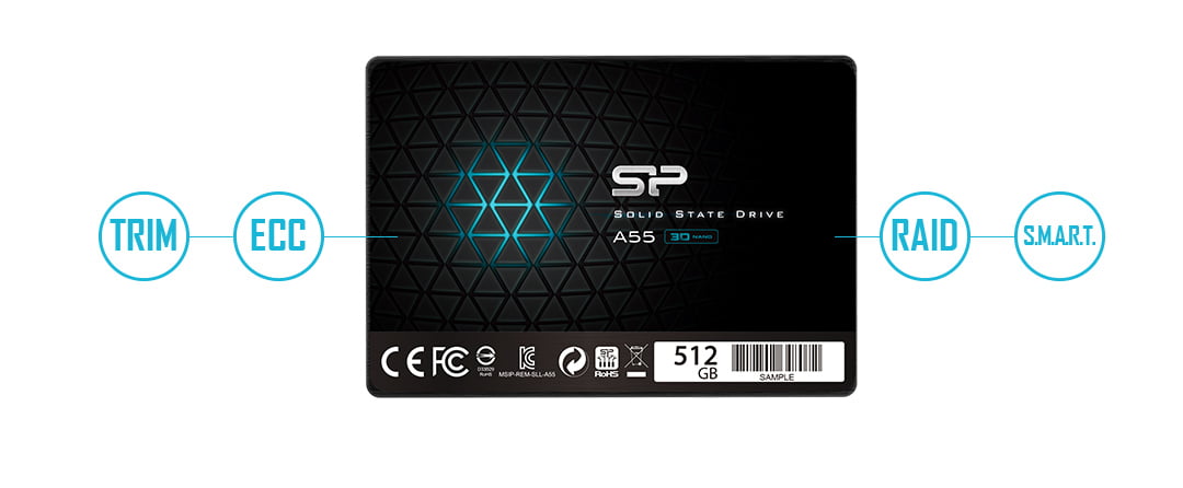 Ổ cứng SSD Silicon Power Ace A55 128GB-1TB SATA 2.5′
