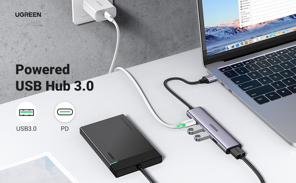 Hub USB 3.0 Ugreen 20805 4 in 1
