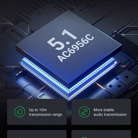 Bộ thu phát Bluetooth 5.1 2 trong 1 Bộ điều hợp Bluetooth không dây Ugreen 60300