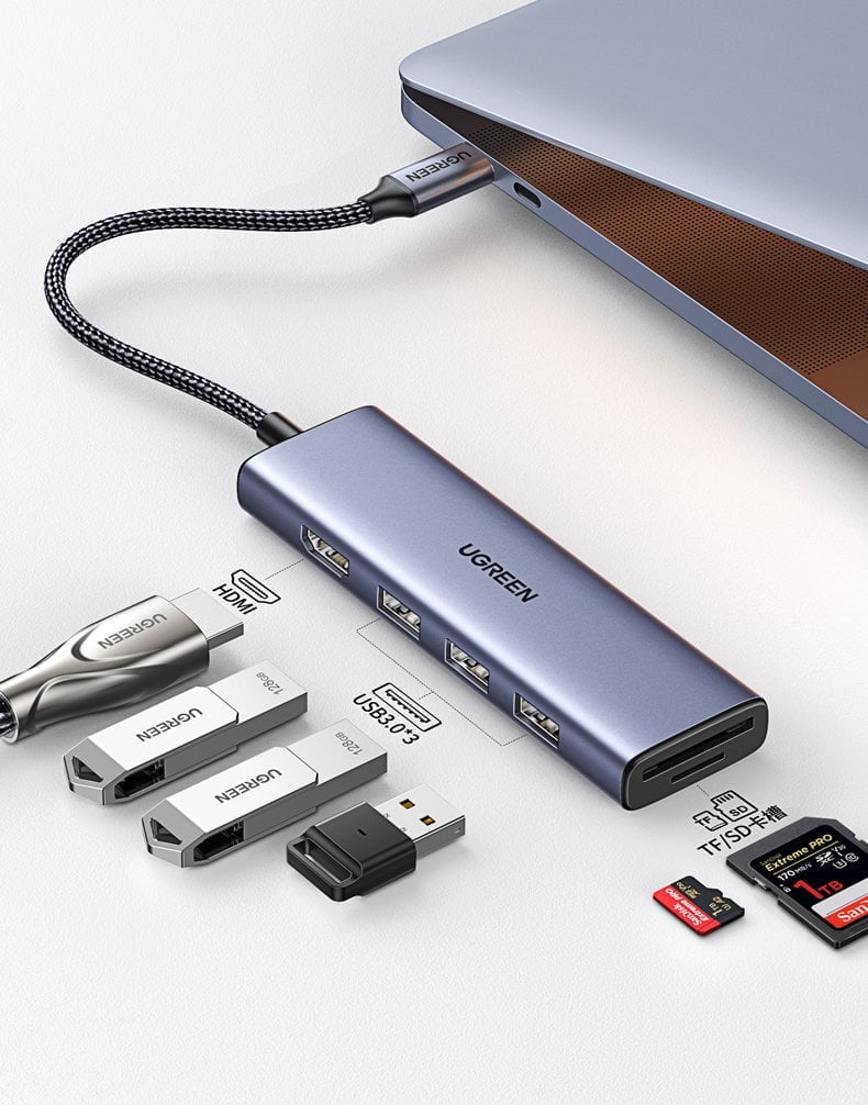 Hub USB Type-C Ugreen 20956 6 in 1