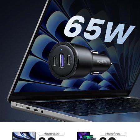 Sạc ô tô 69W 3 in 1 Ugreen 20467