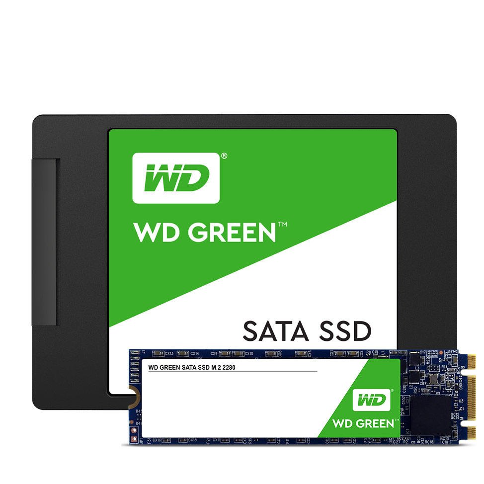 Ổ cứng SSD Western Digital Green 240GB-1TB 2.5'' Ổ cứng SSD Western Digital Green 240GB-1TB 2.5''