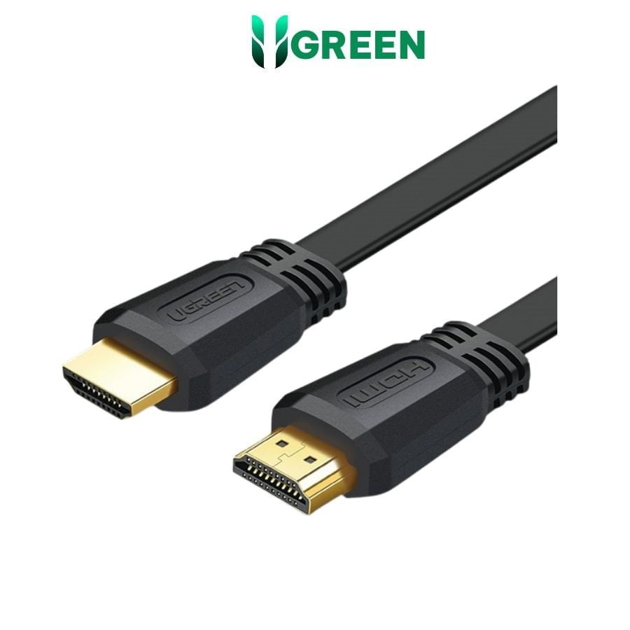Dây cáp HDMI dẹt 1.5m-5m Ugreen 2.0 hỗ trợ 4K@60MHz