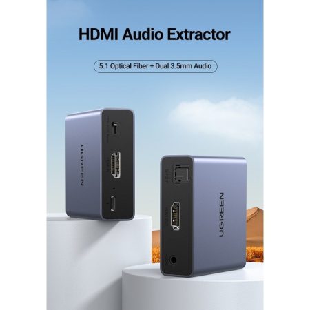 Bộ tách tín hiệu HDMI ra HDMI và Audio Ugreen 60649