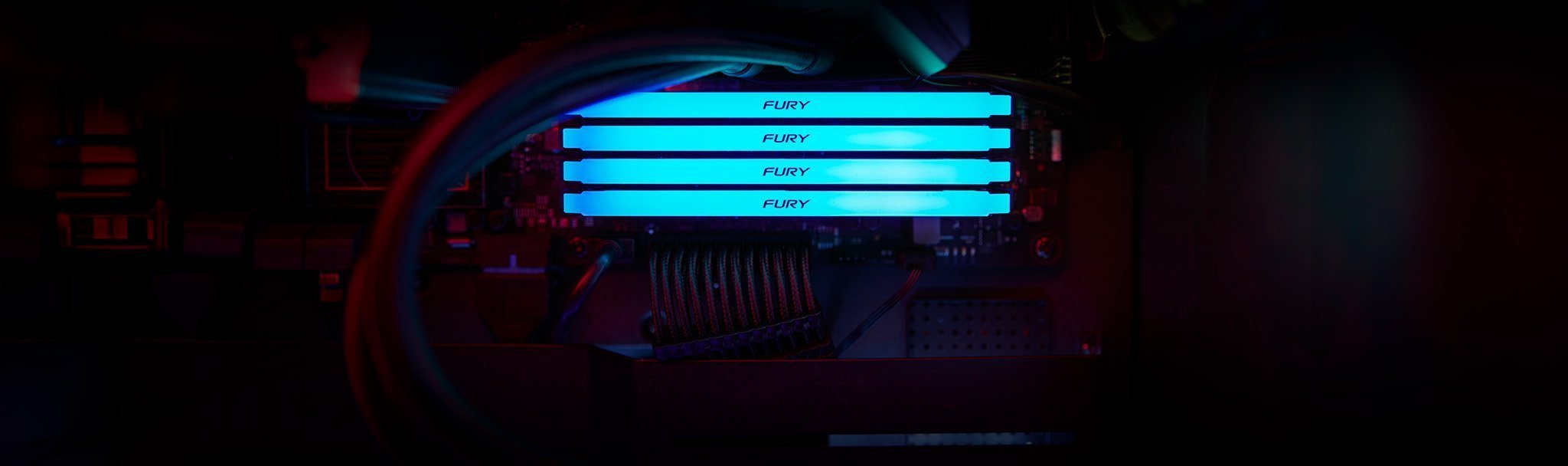 RAM PC Kingston Fury Beast RGB 8GB-32GB DDR4