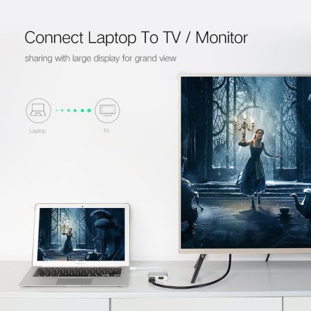 Cáp chuyển Micro HDMI to VGA+HDMI Ugreen 30355 / ugreen 30354