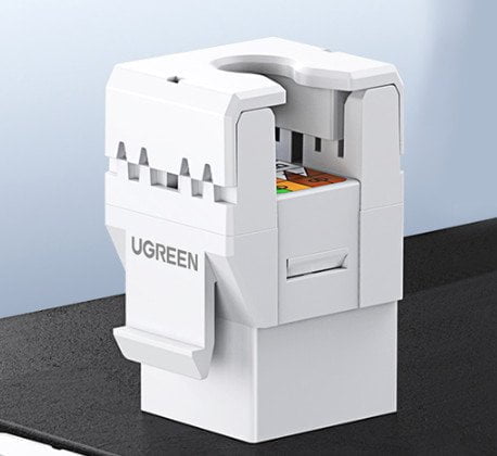 Hạt mạng RJ45 âm tường Cat6 Ugreen 30844