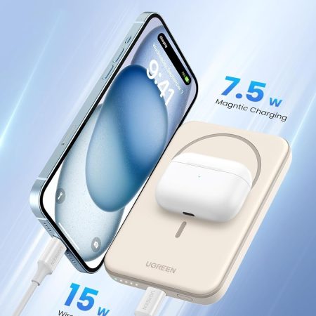 Pin sạc dự phòng 5000mAh Magnetic Wireless Power Bank Ugreen 25207