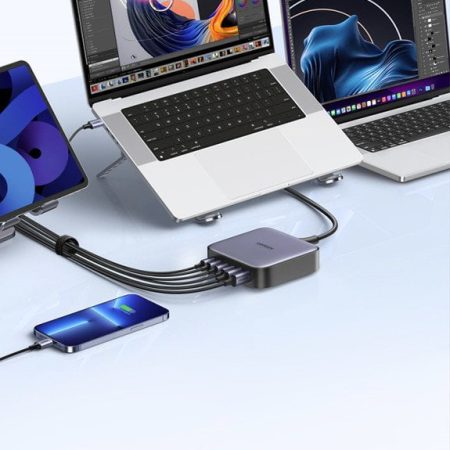 Củ sạc nhanh Nexode 200W GaN II USB Type-C x4 / USB Type-A x2 Ugreen 40913