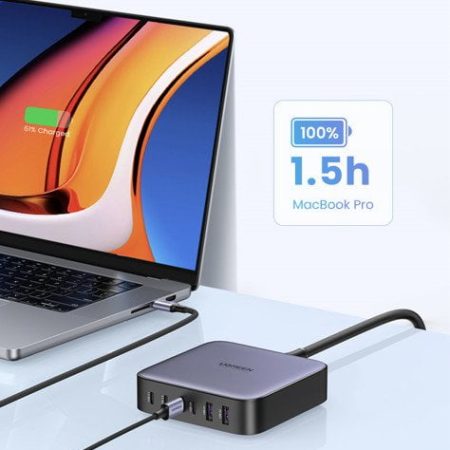 Củ sạc nhanh Nexode 200W GaN II USB Type-C x4 / USB Type-A x2 Ugreen 40913