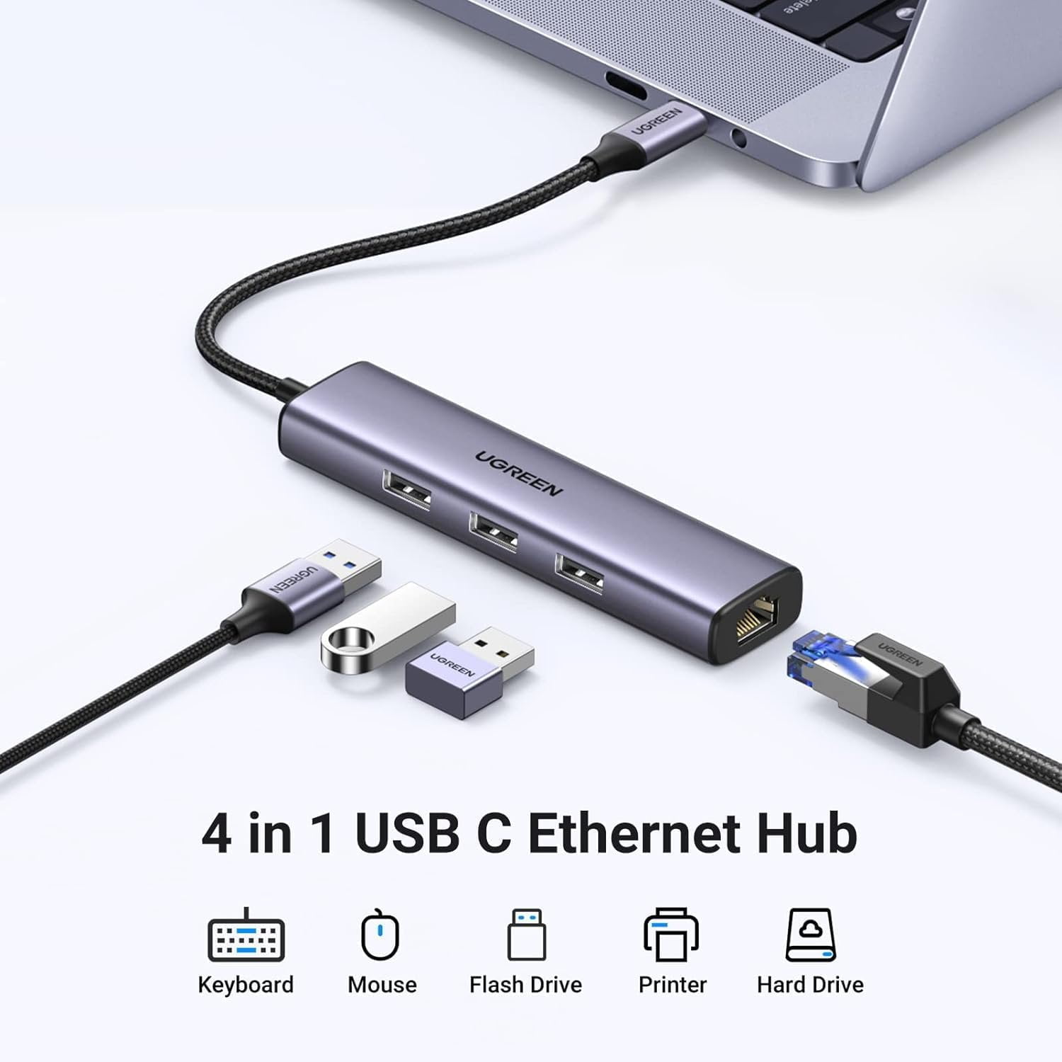 Hub USB Type-C Ugreen 60600 4 in 1