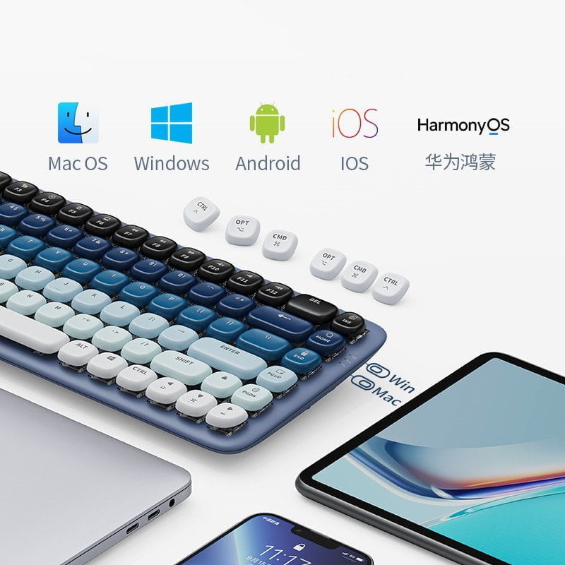 Bàn phím cơ học chế độ kép Bluetooth/USB-C Ugreen 90755 KU101